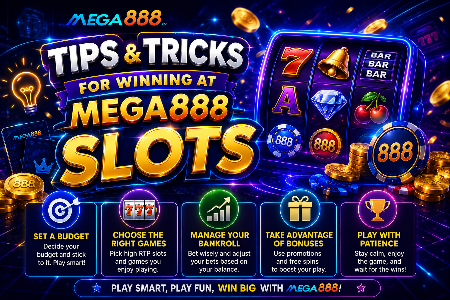 Tips & Tricks for Winning at Mega888 Slots