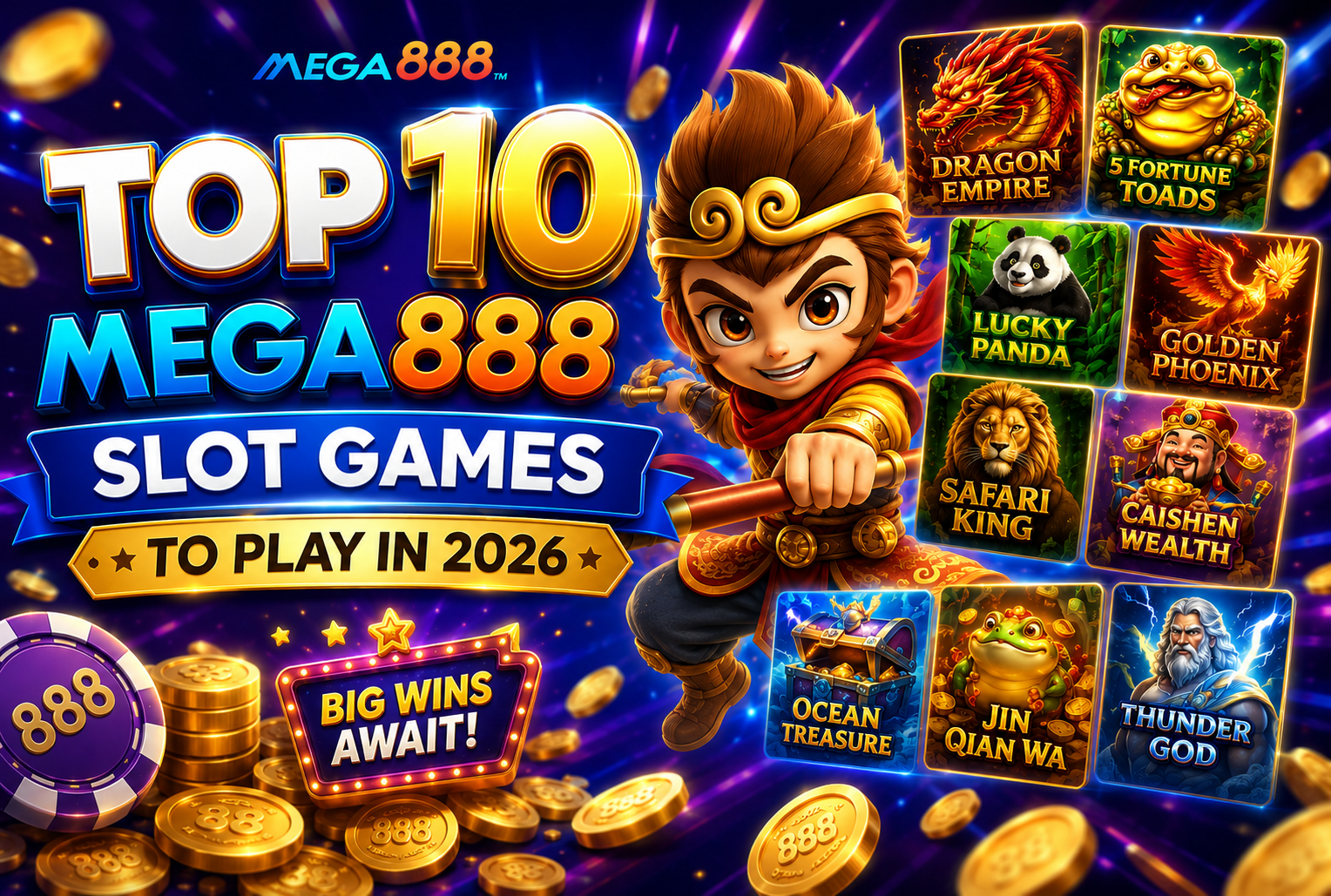 Top 10 Mega888 Slot Games to Play in 2026