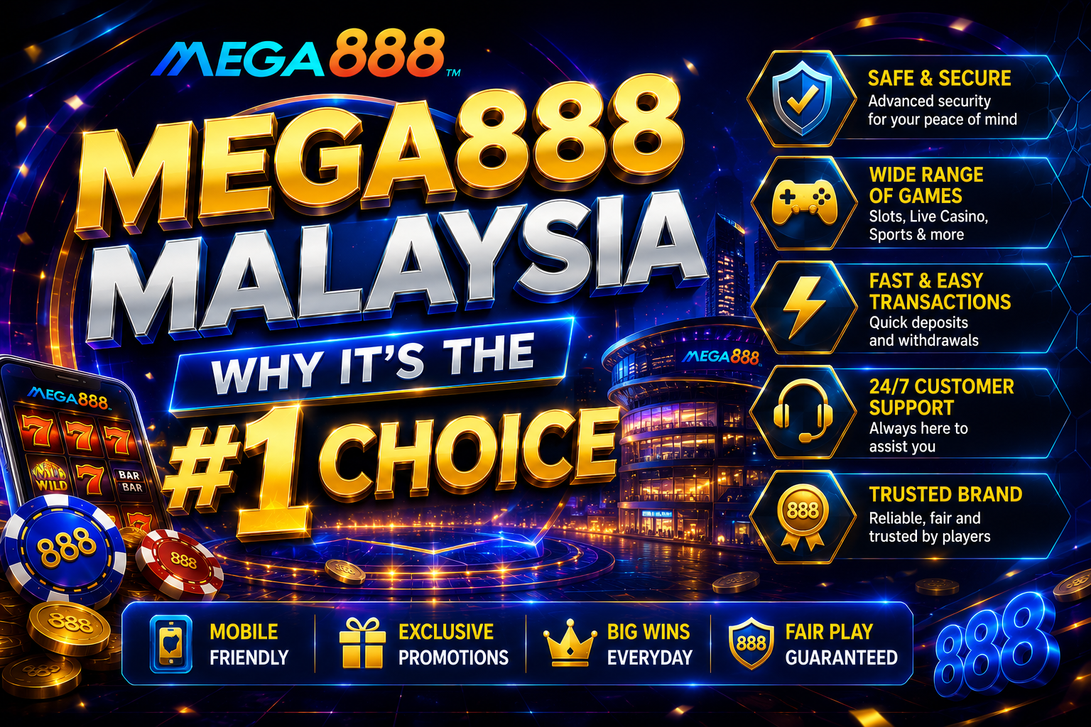 Mega888 Malaysia – Why It's the #1 Choice